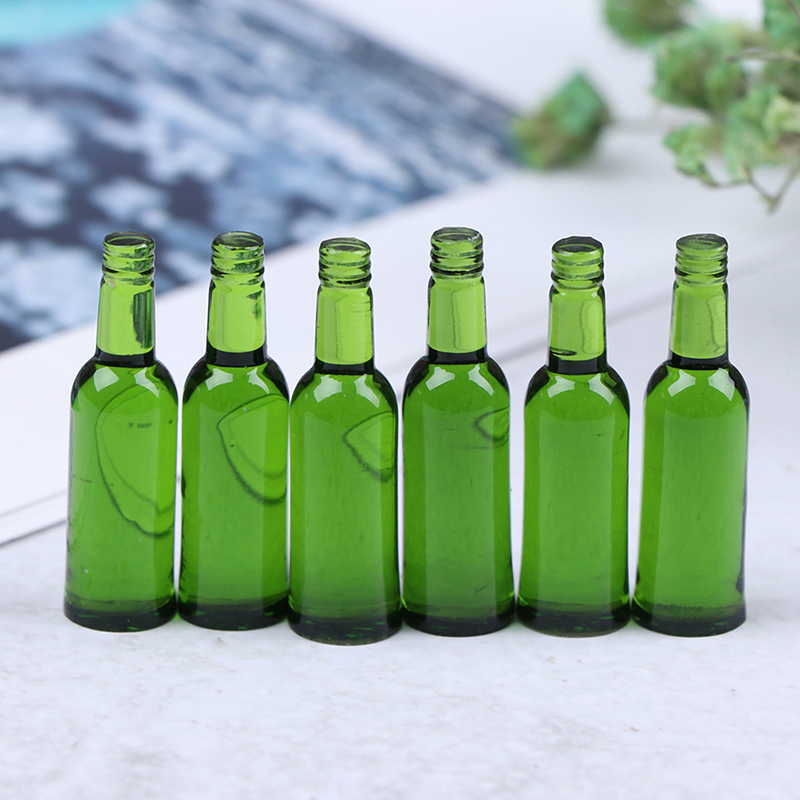 Wine With Beer - 6pcs 1:12 Dollhouse Miniature Beer Wine