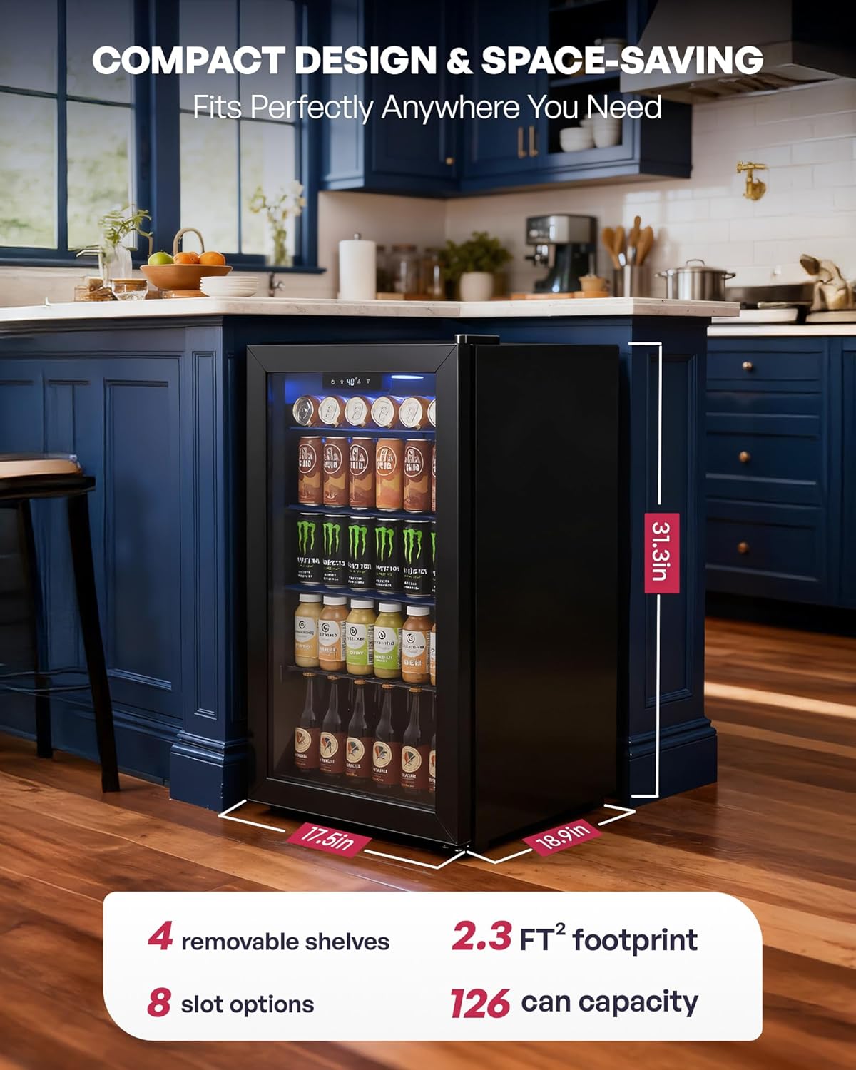 Beverage Refrigerator Cooler,  - Wine Beer Mini Fridge ulasan dan harga