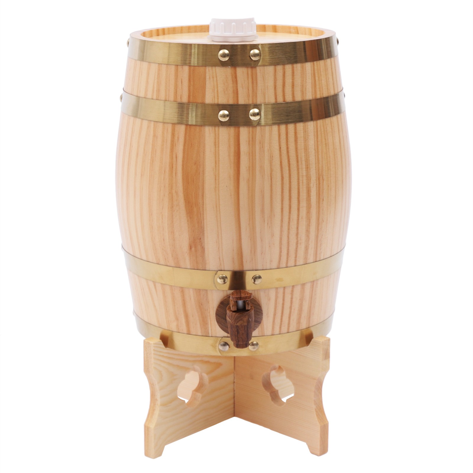 Vertical Pine Wooden Wine Barr - Wine Beer Cider ulasan dan harga