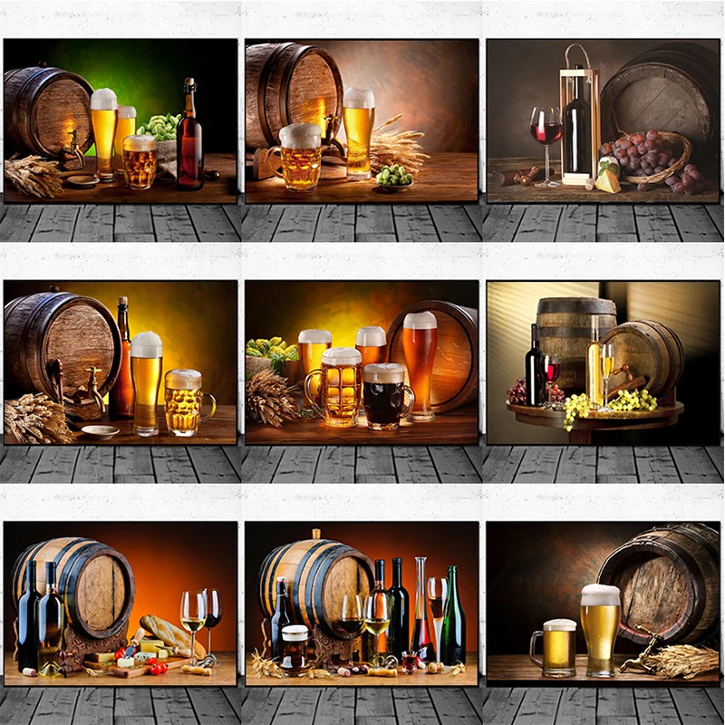 Kitchen Bar Red Wine Grape Bee - Wine With Beer ulasan dan harga