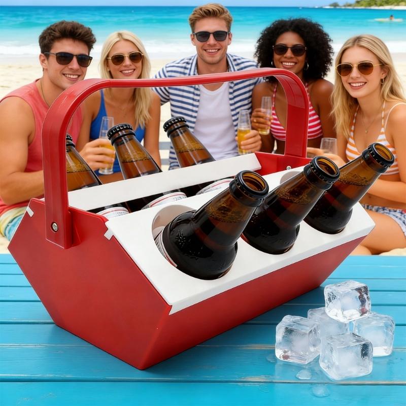 6 Hole Drink Container With Co - Beer Wine Zone ulasan dan harga