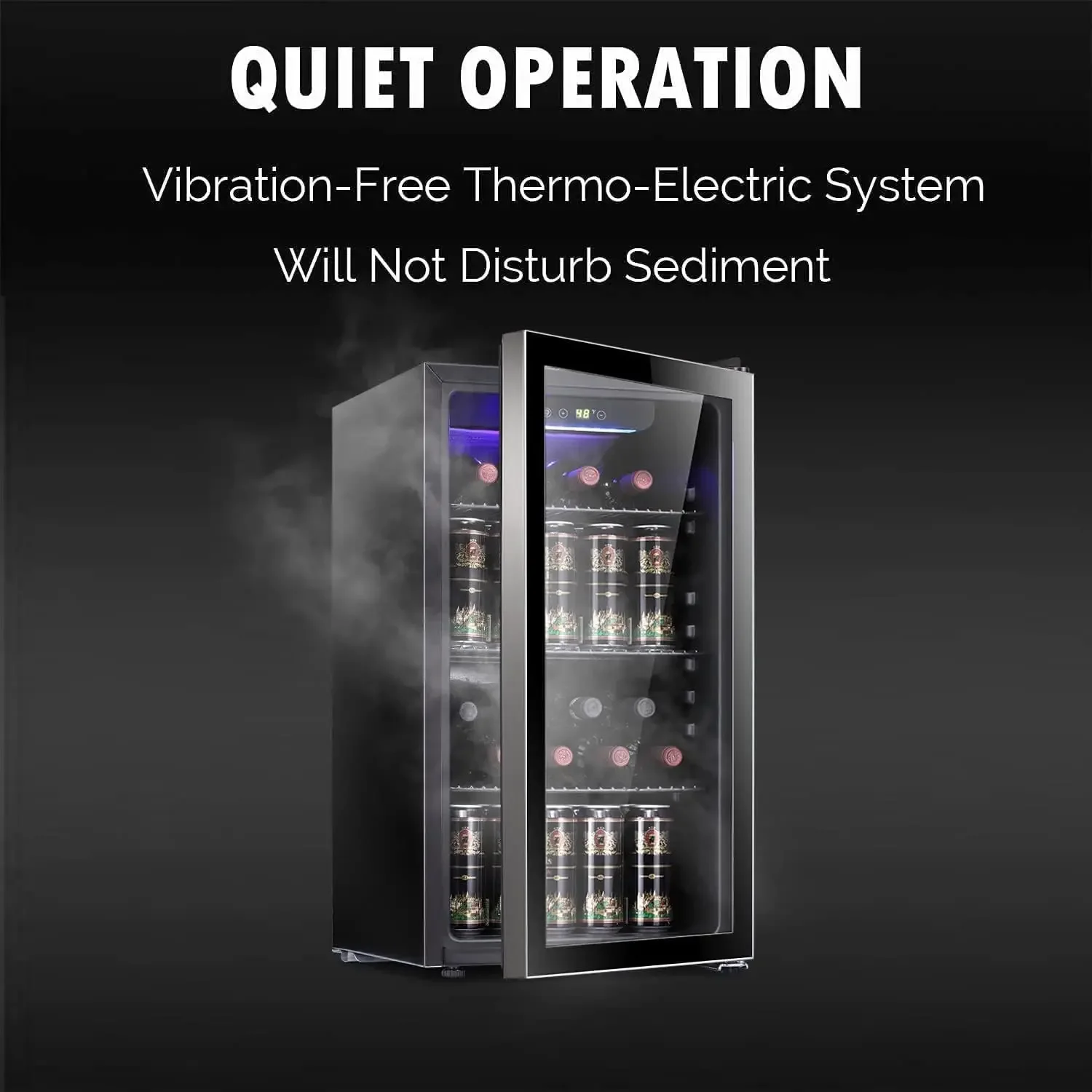 26 Bottle 130 Can Wine Cooler/ - Wine Beer Mini Fridge ulasan dan harga