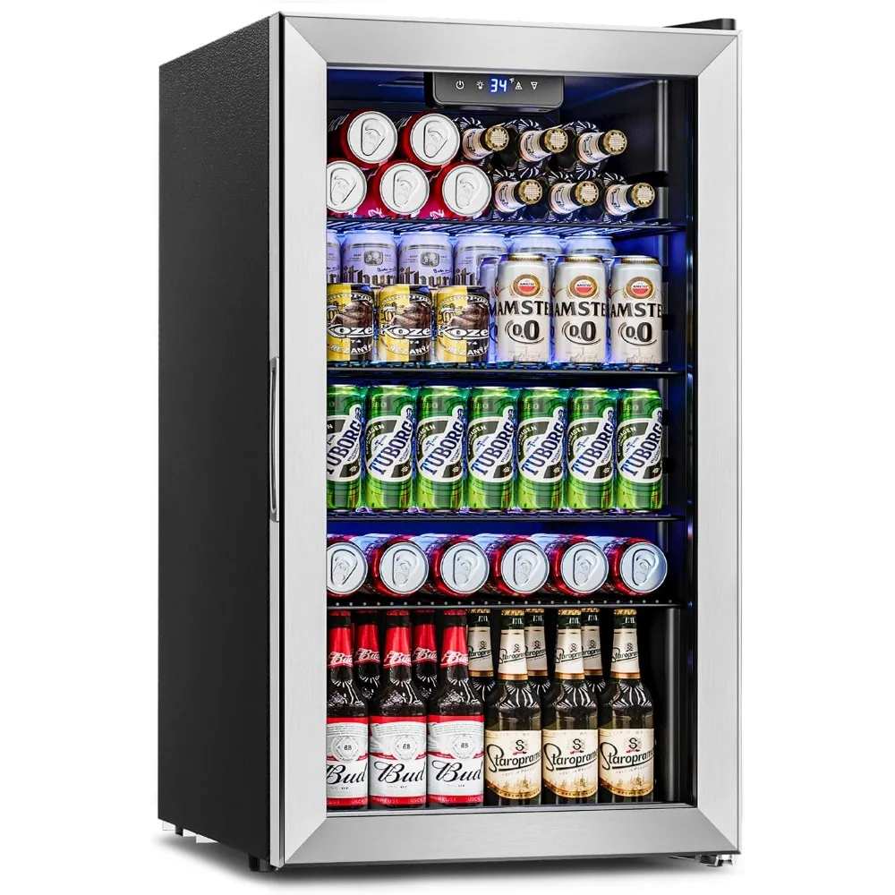 Beverage Refrigerator Cooler - - Wine Beer Mini Fridge ulasan dan harga