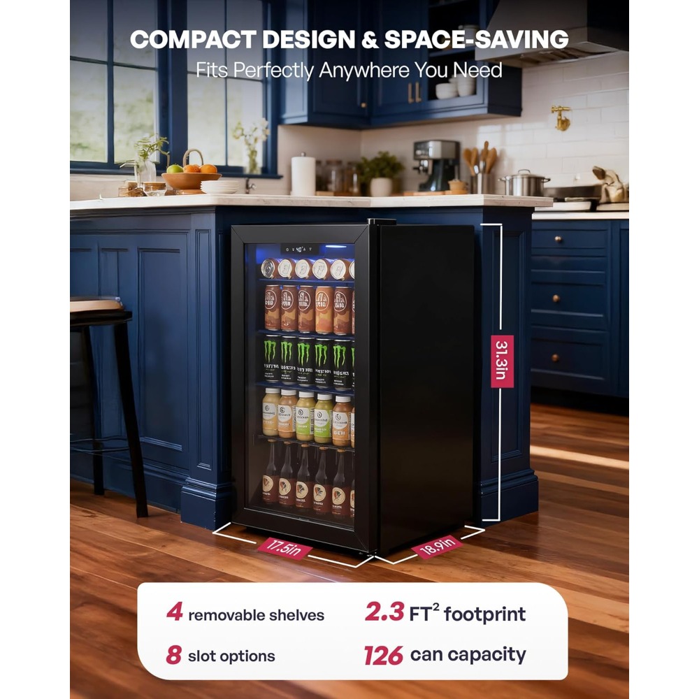 Beverage Refrigerator Cooler,  - Wine Beer Mini Fridge ulasan dan harga