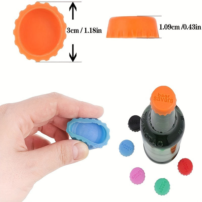 6pcs Set Reusable Silicone Bot - Wine Beer And More ulasan dan harga