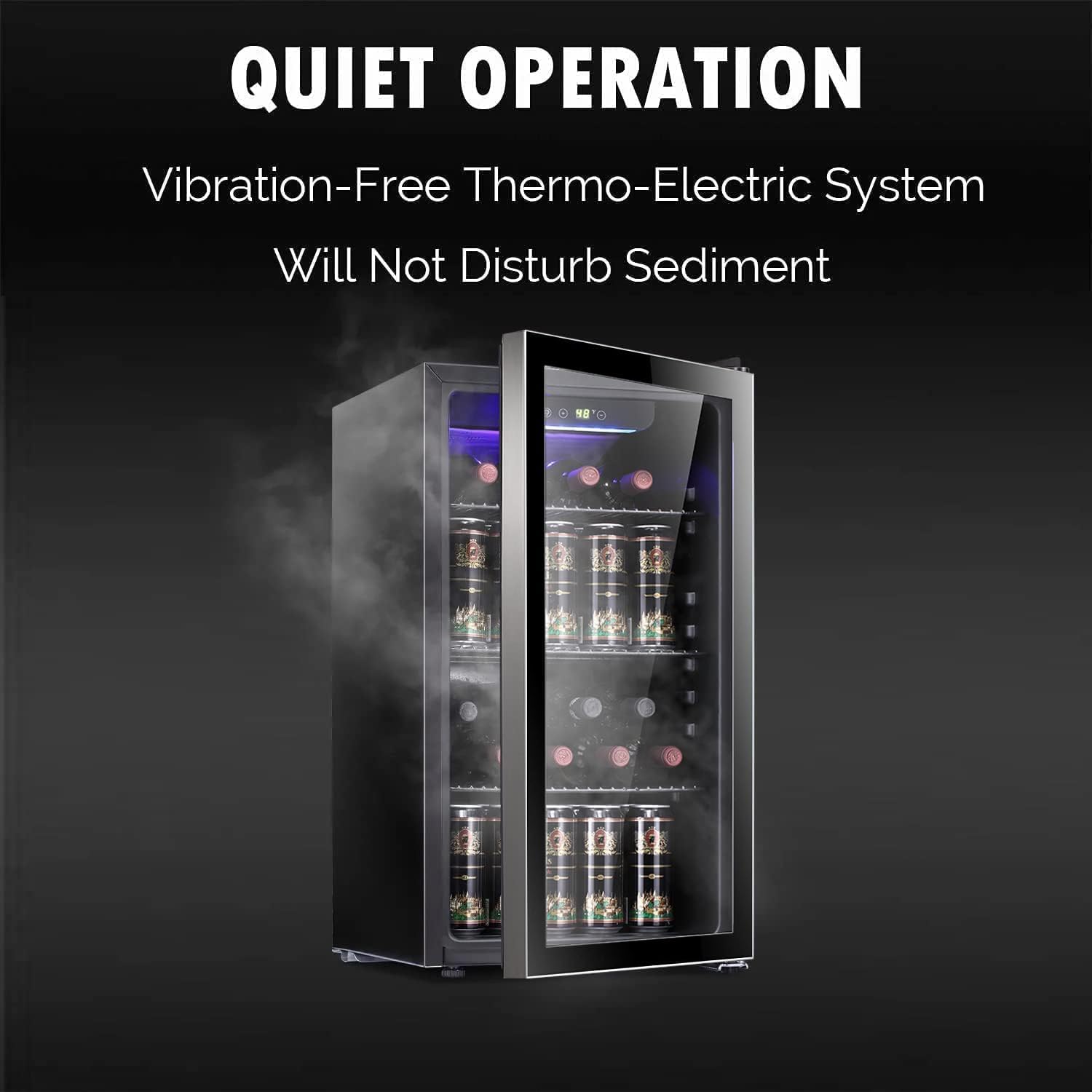 26 Bottle 130 Can Wine Cooler/ - Wine Beer Mini Fridge ulasan dan harga