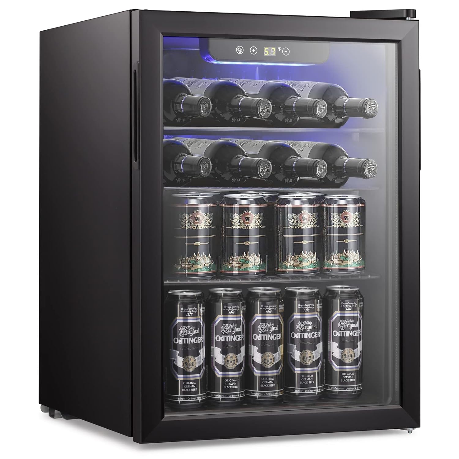 2.6cu.ft Wine Cooler/Cabinet B - Wine Beer Mini Fridge ulasan dan harga