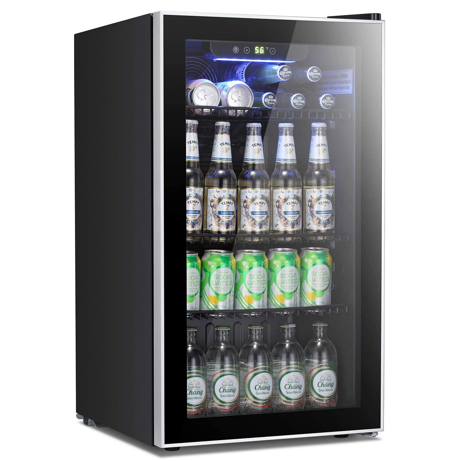 Beverage Refrigerator Cooler - - Wine Beer Mini Fridge ulasan dan harga