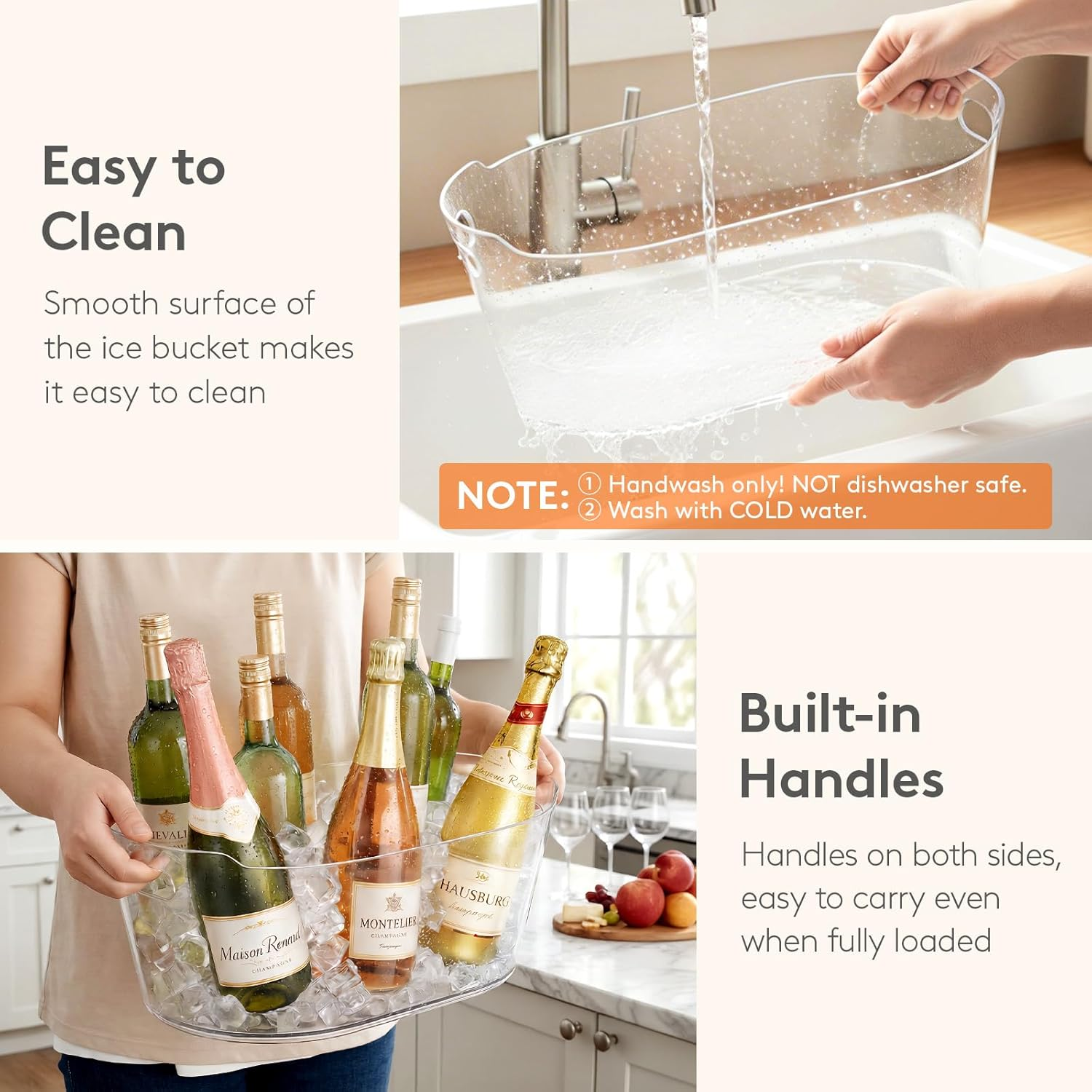 Lifewit 2 Pack 11.5L Clear Pla - Wine With Beer ulasan dan harga