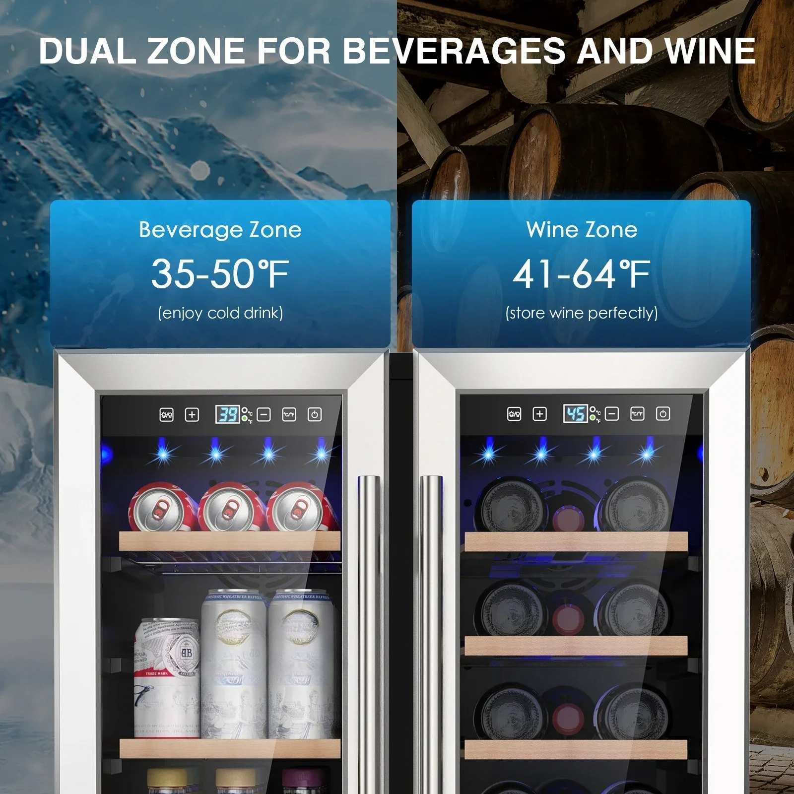 Wine and Beverage Refrigerator - Beer Wine Zone ulasan dan harga