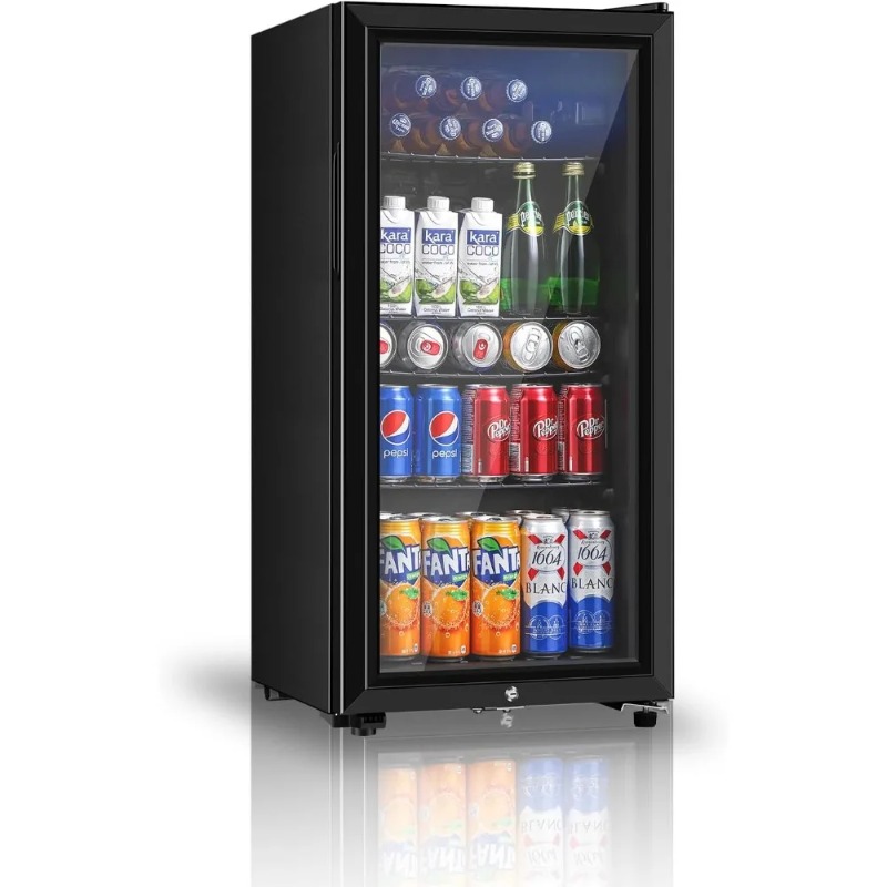Beverage Refrigerator, 3.2 Cu. - Wine Beer Mini Fridge ulasan dan harga