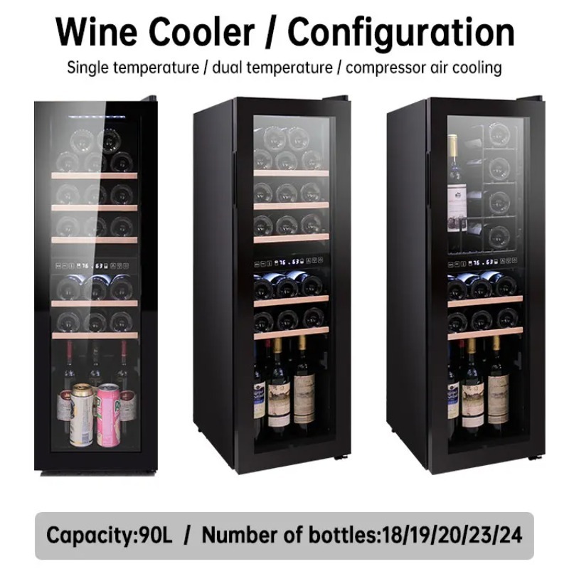 Supermarket Glass Chiller Mini - Wine Beer Mini Fridge ulasan dan harga